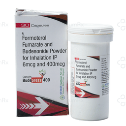 Budepress 6/400mcg Capsule 30s