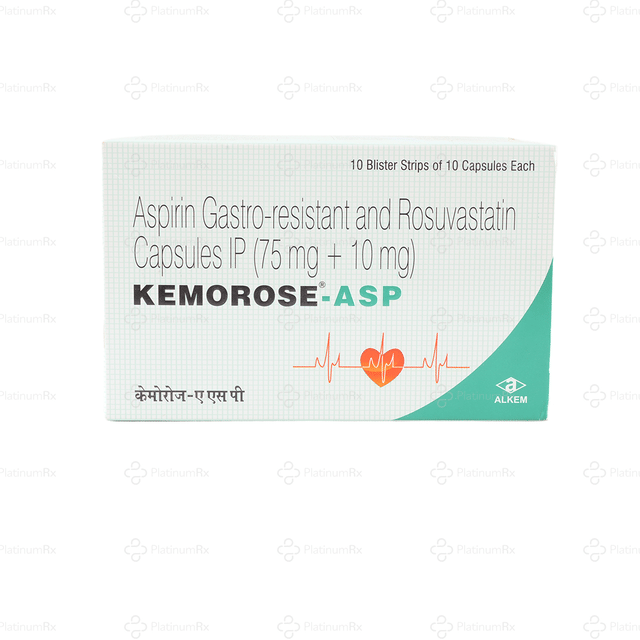 Kemorose ASP 10/75mg Capsule 10s