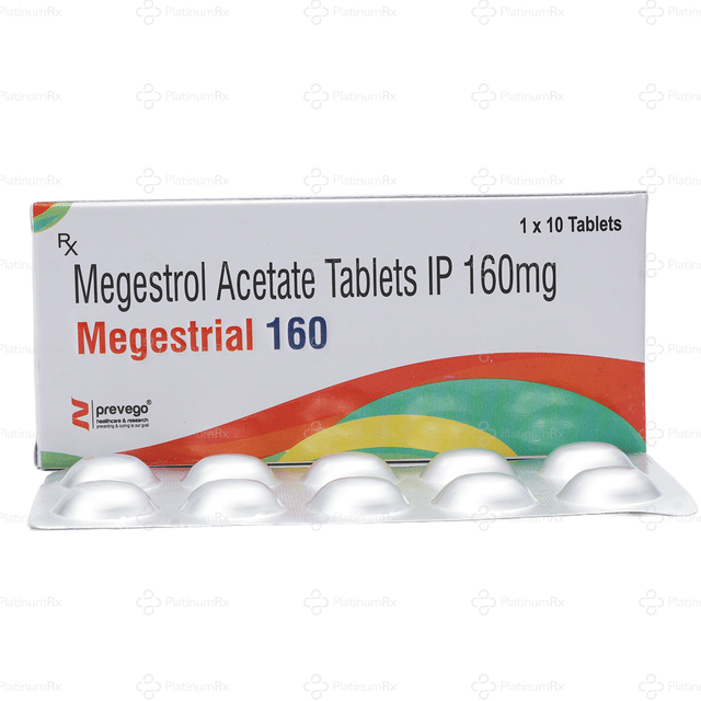 Megestrial 160mg Tablet 10s