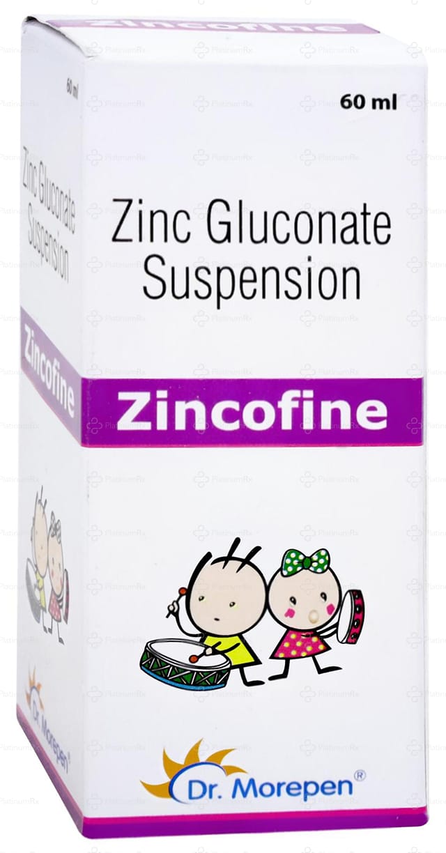 Zincofine 20mg Syrup 60ml