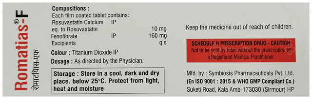 Romatias F 10/160mg Tablet 10s