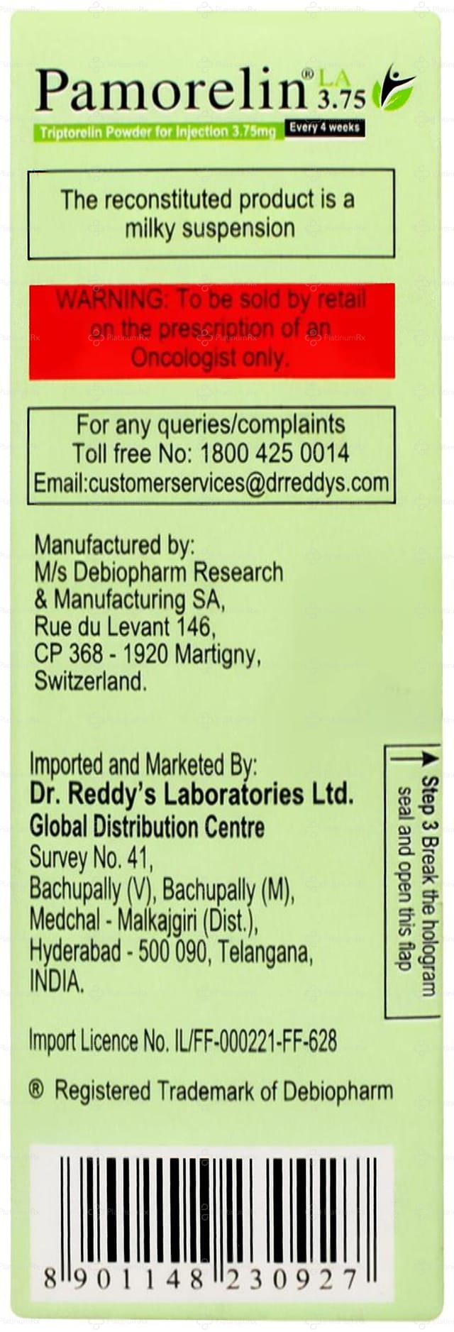 Pamorelin LA 3.75mg Injection 1s