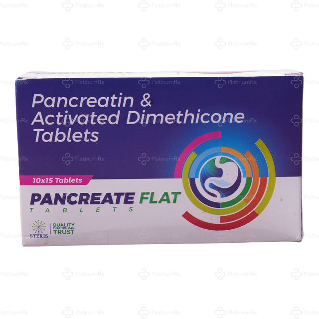 Pancreate Flat 80/170mg Tablet 15s