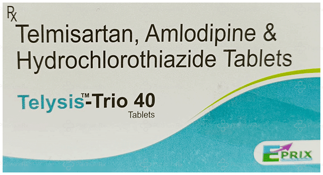 Telysis Trio 5/12.5/40mg Tablet 10s