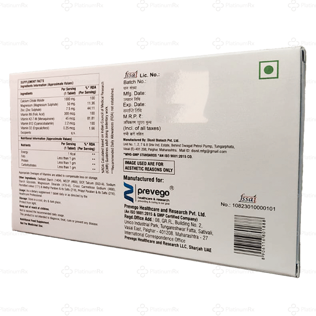 Calcigiant K27 M NF Tablet 10
