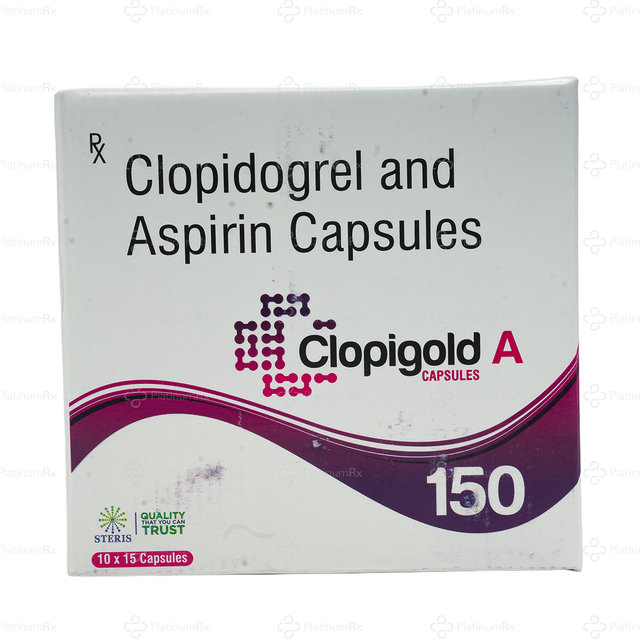 Clopigold A 150/75mg Capsule 15s