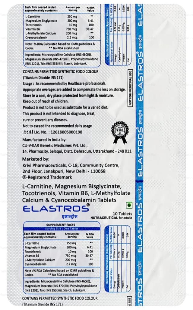 Elastros Tablet 10s