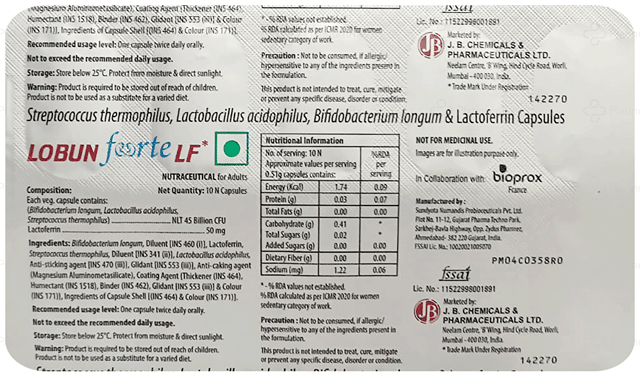Lobun Forte LF Capsule 10s