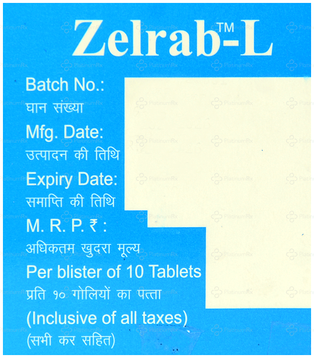 Zelrab L 75/20mg Tablet SR 10s
