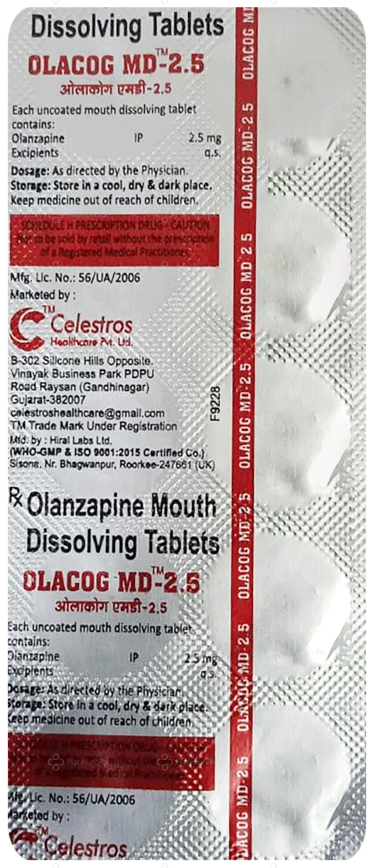 Olacog 2.5mg Tablet MD 10s