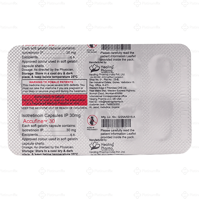 Accufine 30mg Capsule 10s