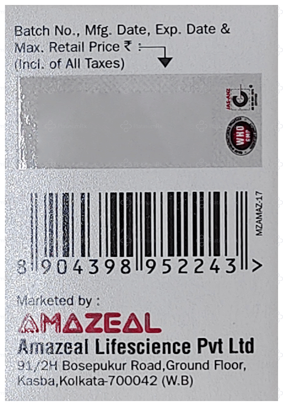 Pantozeal 40mg Tablet 15s