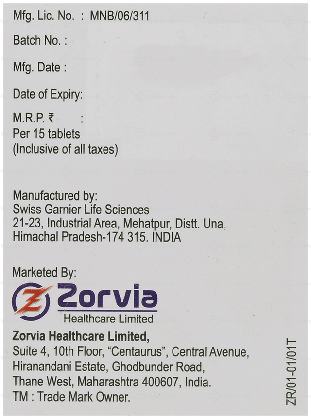 Zolextra 40mg Tablet 15s