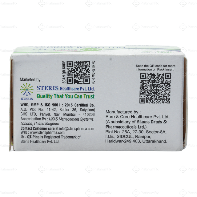 QT Pine 50mg Tablet 10s