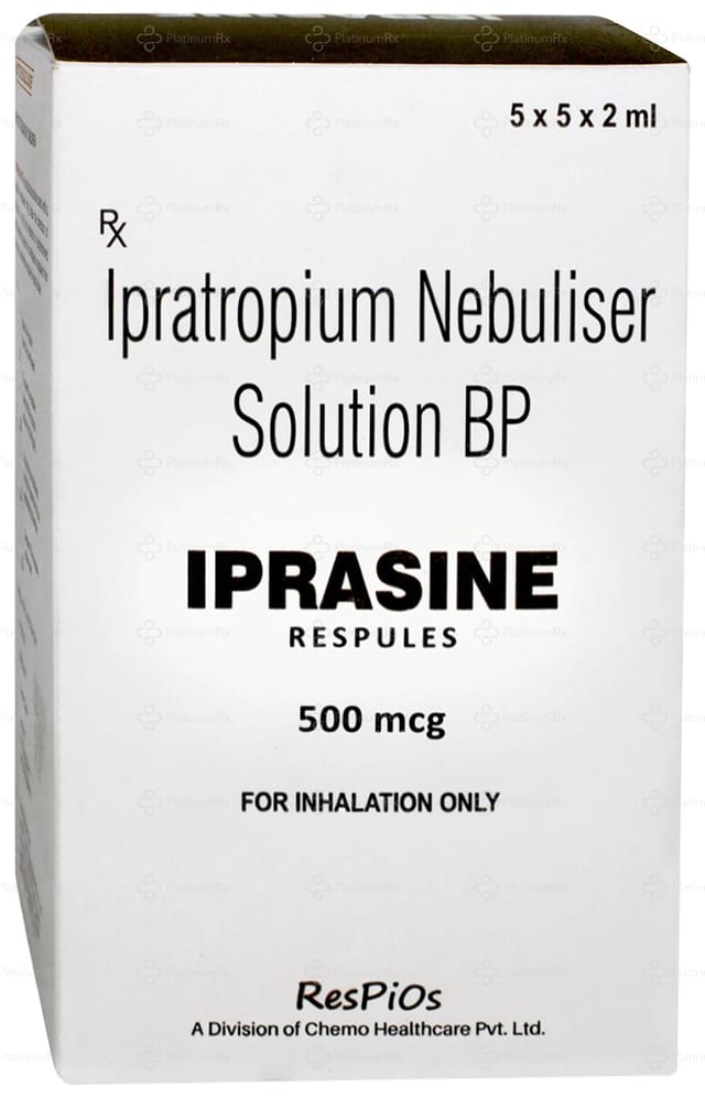Iprasine 500mcg Respules 5X2ml