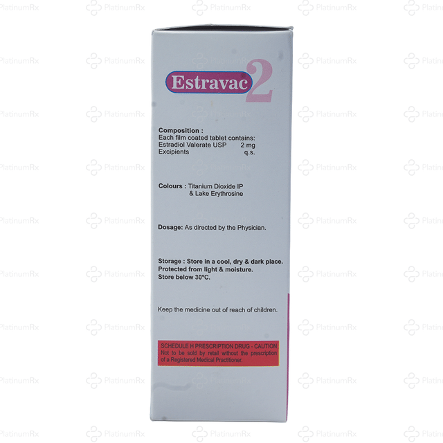 Estravac 2mg Tablet 28s