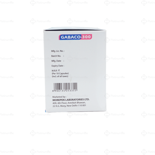 Gabaco 300mg Capsule 10s