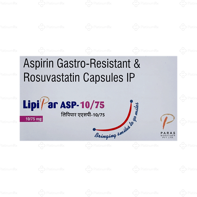 Lipipar ASP 75/10mg Capsule 10s