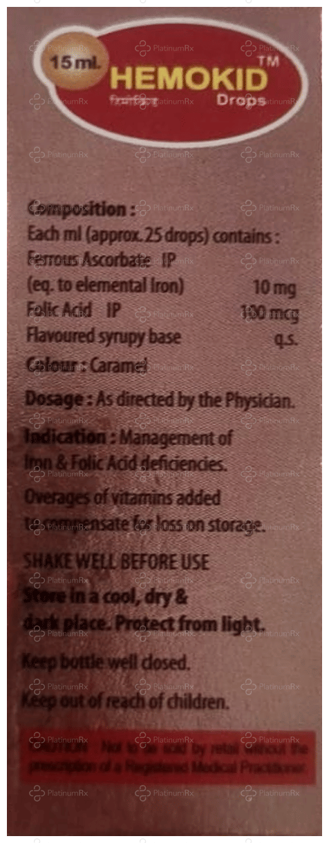 Hemokid Oral Drop 15ml