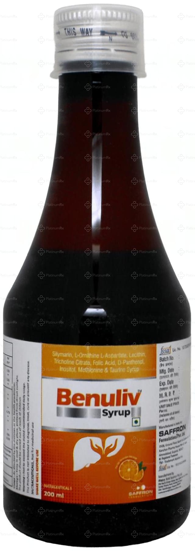 Benuliv Orange Syrup 200ml