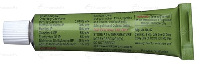 Myolaxin D Ointment 15gm