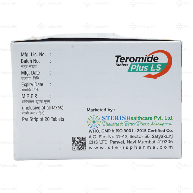 Teromide Plus LS 25/10mg Tablet 20s