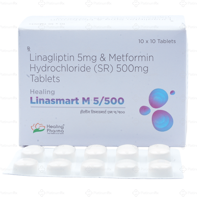 Linasmart M 5/500mg Tablet SR 10s