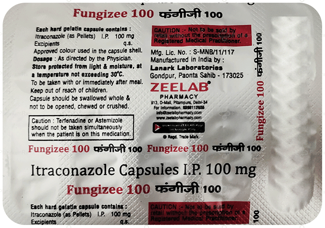 Fungi ZEE 100mg Capsule 10s