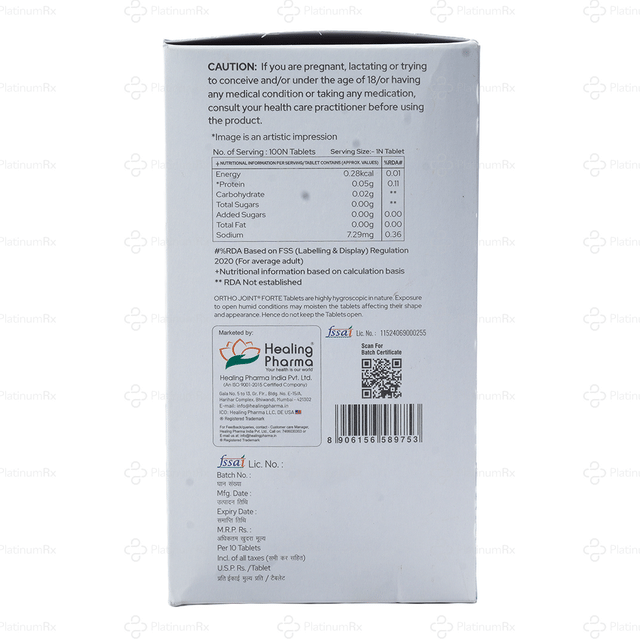 Orthojoint Forte Tablet 10s