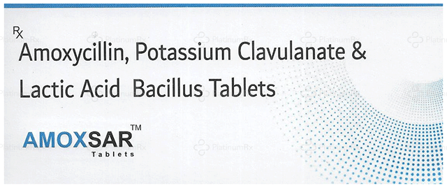 Amoxsar 500/125mg/60M Tablet 10s