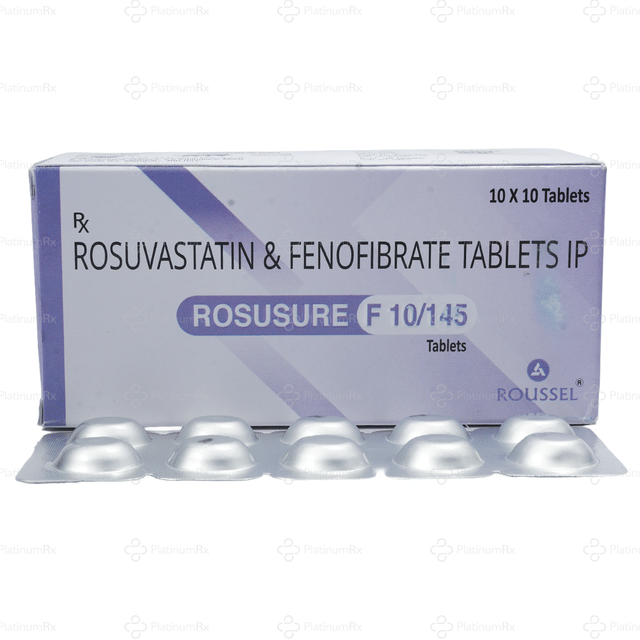 Rosusure F 10/145mg Tablet 10s