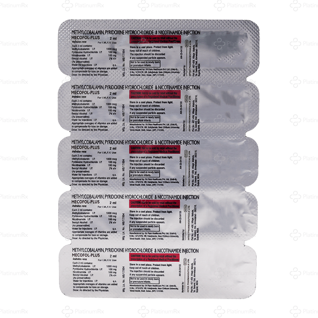 Mecofol Plus Injection 2ml