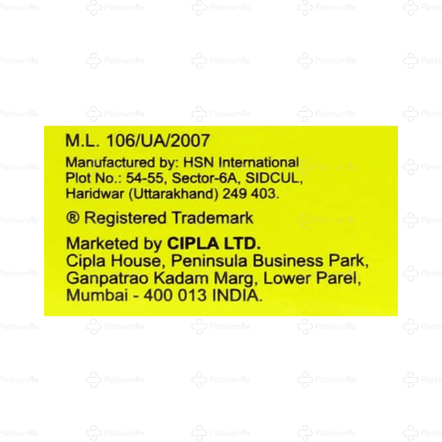 Ciplactin 2mg Syrup 200ml