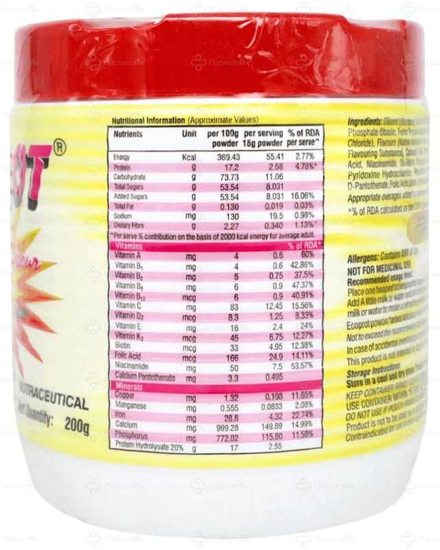 Ecoprot Protein Powder Kesar Elaichi 200gm