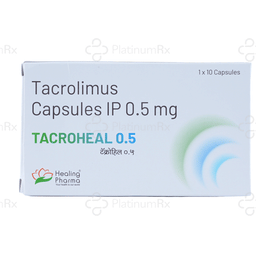 Tacroheal 0.5mg Capsule 10s