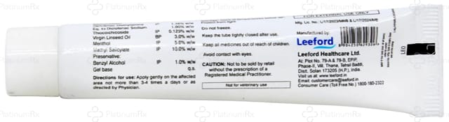 Thiorok Plus Gel 15gm