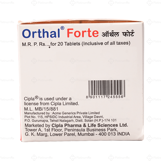 Orthal Forte 100000IU Tablet 20s