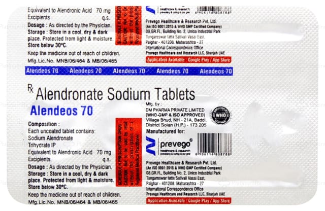 Alendeos 70mg Tablet 4s