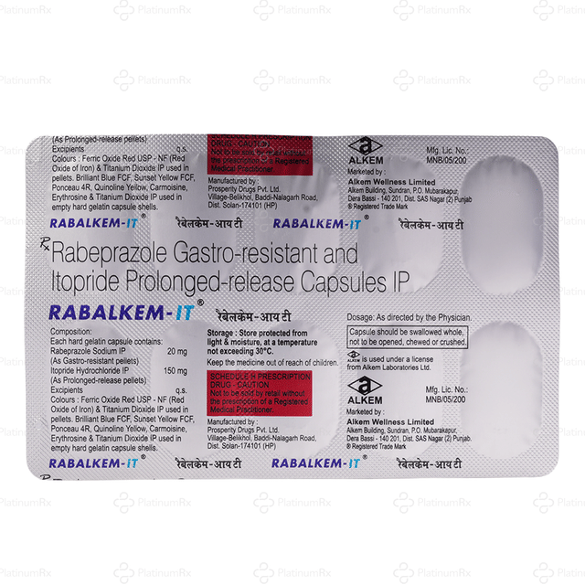 Rabalkem IT 20/150mg Capsule PR 10s