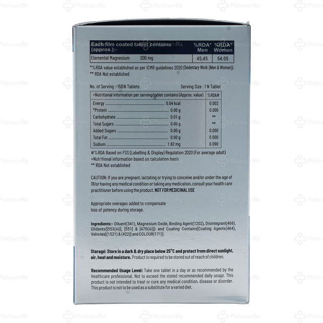 Super Magnesium 200mg Tablet 15s