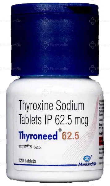 Thyroneed 62.5mcg Tablet 120s