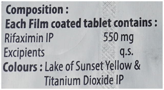 RIFAeco 550mg Tablet 10s
