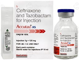 Accutaz AS 1000/125mg Injection 1s