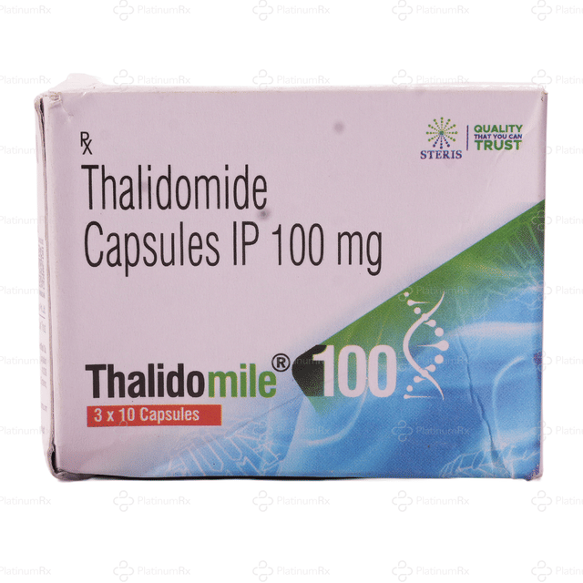 Thalidomile 100mg Capsule 10s