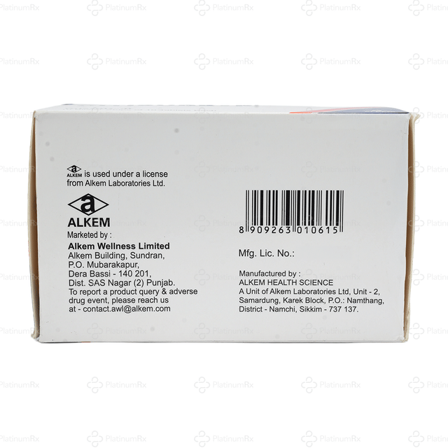 Citisure P 500/800mg Tablet 10s