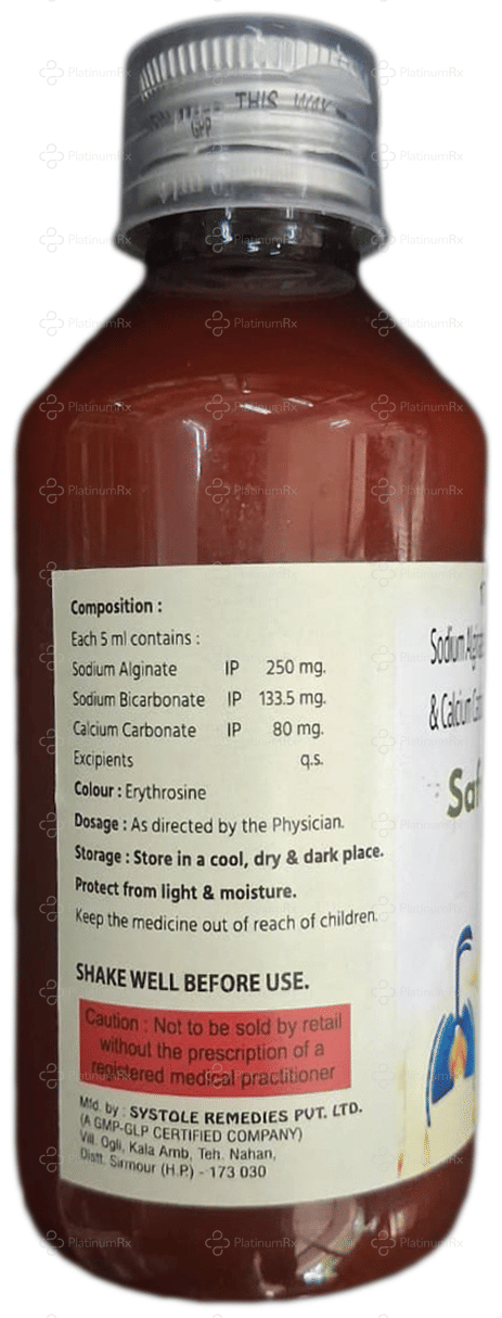 SafoRaft Mint Sugar Free Oral Suspension 170ml