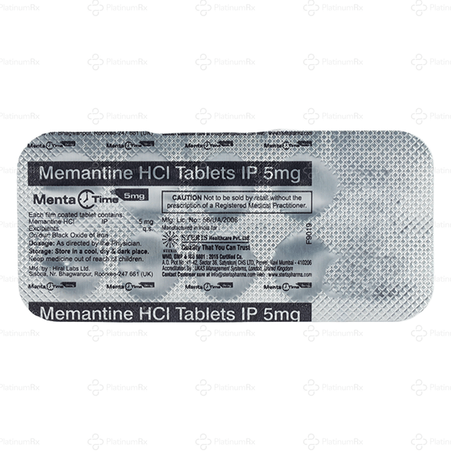 Mentatime 5mg Tablet 10s
