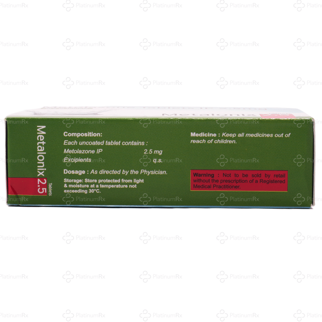 Metalonix 2.5mg Tablet 10s