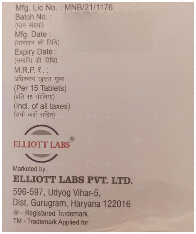 Sitabolic XR 1000/50mg Tablet 15s