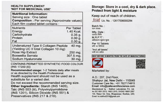 Tendocel Advance Tablet 10s